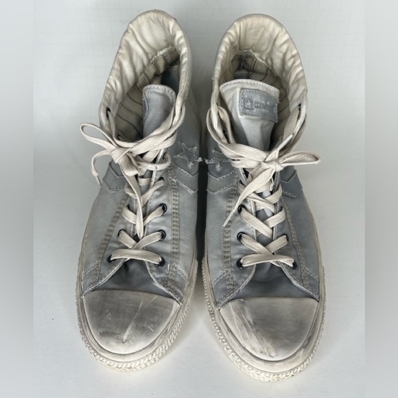 Converse High Top Lace Up Casual Shoes Sneakers Men 44.5 US 10.5 Washed Textile - Picture 13 of 16